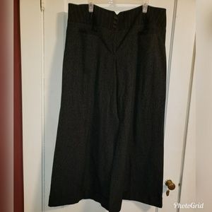 Lane Bryant wide leg pin stripped dress pants